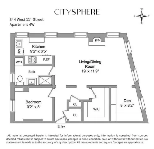 $1,495,000 | 344 West 11th Street, Unit 4W | West Village