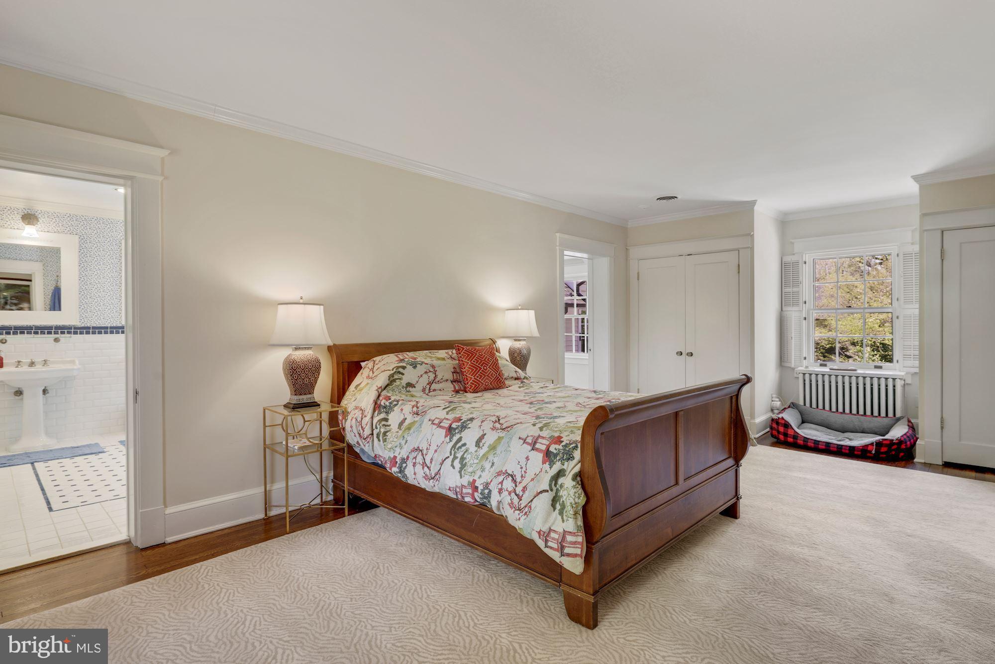 5804 Cedar Parkway Chevy Chase, MD 20815 - Photo 47 of 77 Master Bedroom with Two Double Closets