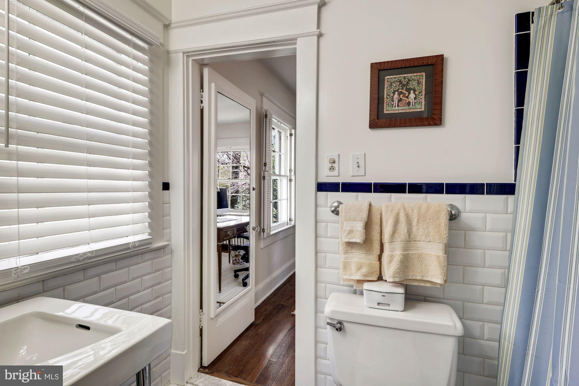 5804 Cedar Parkway Chevy Chase, MD 20815 - Photo 54 of 77 Jack n Jill Full Bath for Bedrooms 2 and 3