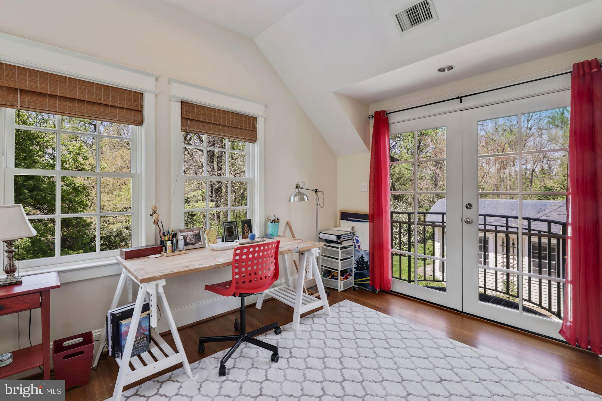 5804 Cedar Parkway Chevy Chase, MD 20815 - Photo 61 of 77 Bedroom Four View to Patios