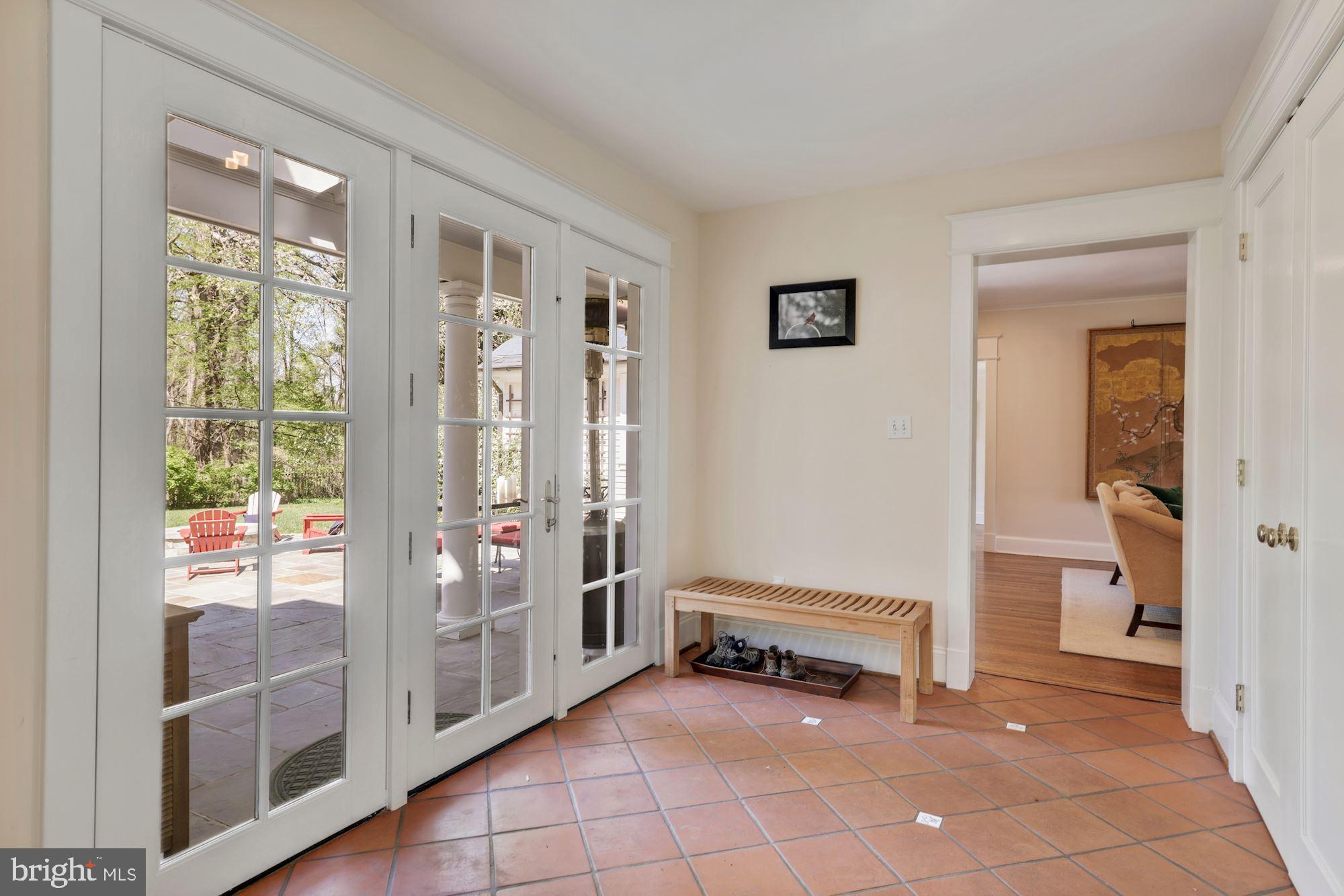 5804 Cedar Parkway Chevy Chase, MD 20815 - Photo 7 of 77 Mudroom and Wall of Closets Front Side Entrance