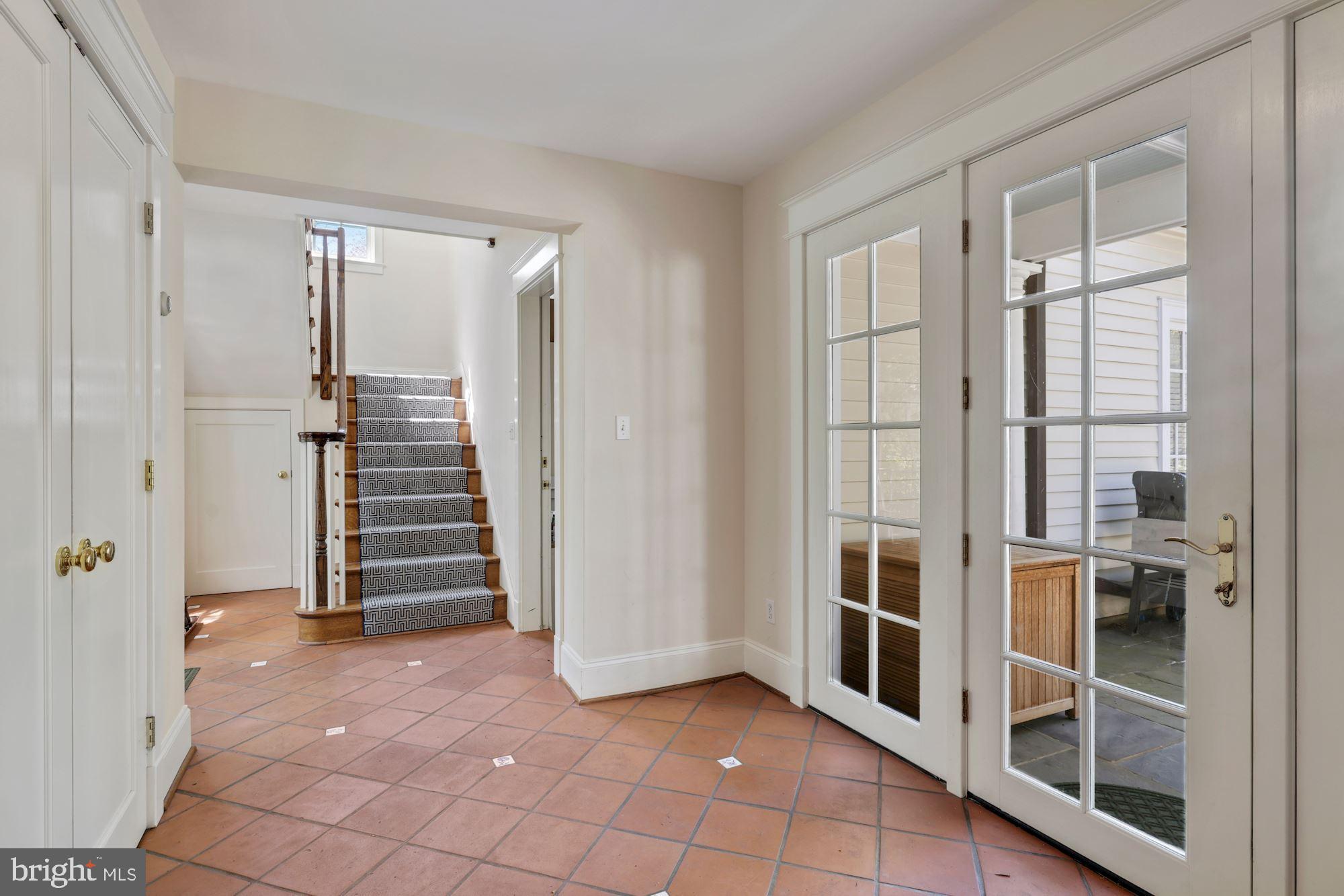 5804 Cedar Parkway Chevy Chase, MD 20815 - Photo 9 of 77 Doors Leading to Back Yard From Mudroom
