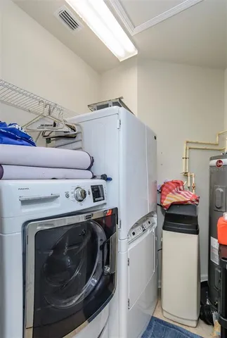 a view of storage and utility room