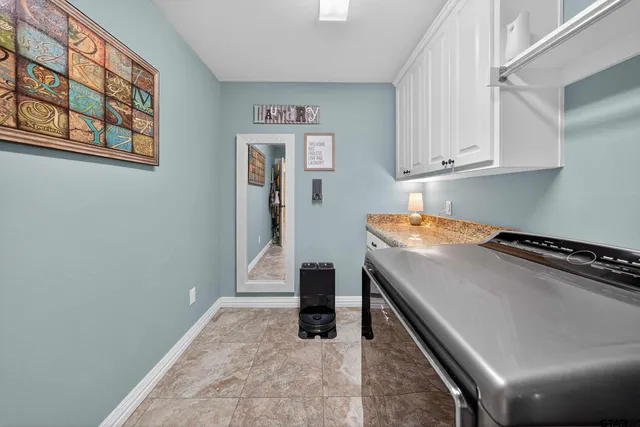 a room with storage and utility