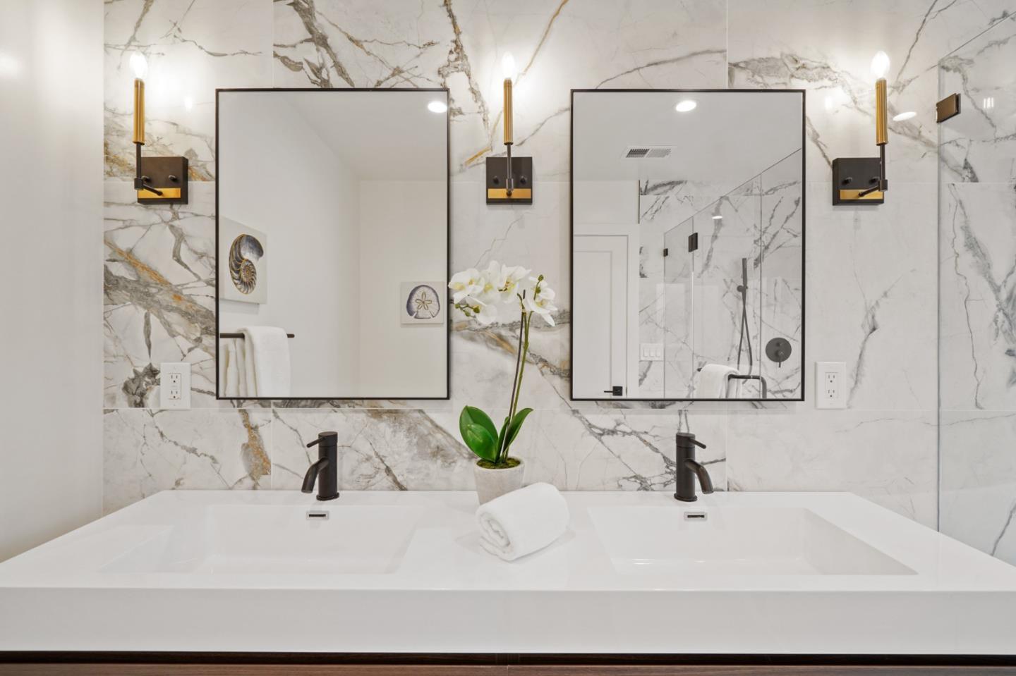 201 Channing Road Burlingame, CA 94010 - Photo 28 of 52 a bathroom with a bathtub and a shower