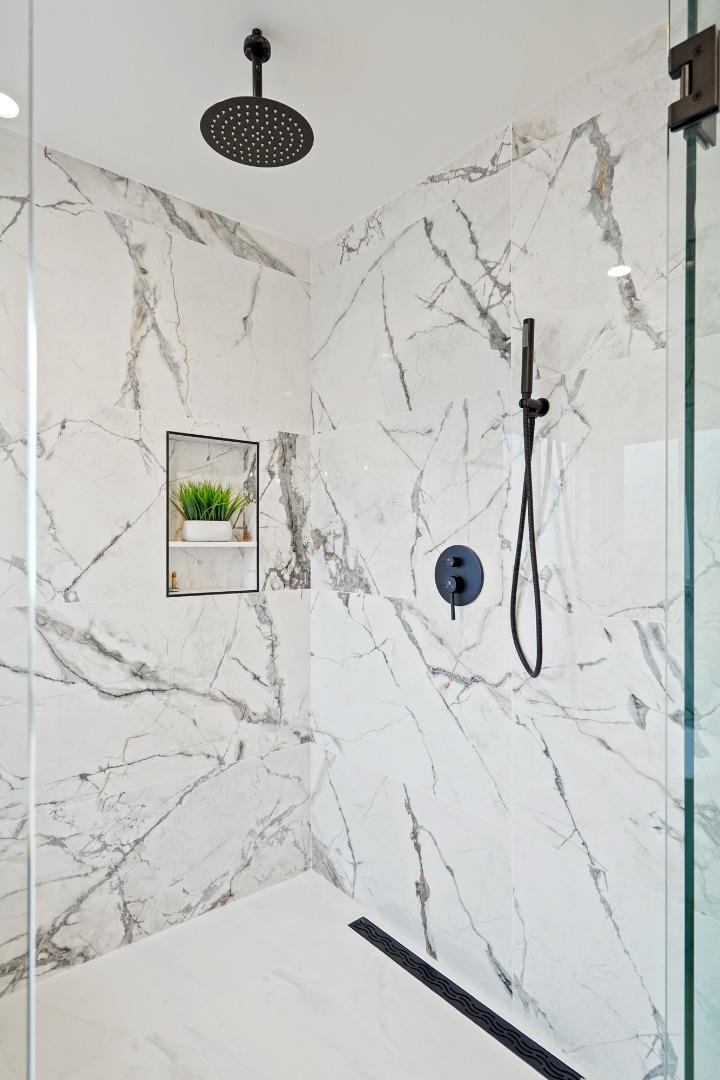 201 Channing Road Burlingame, CA 94010 - Photo 30 of 52 a bathroom with a shower