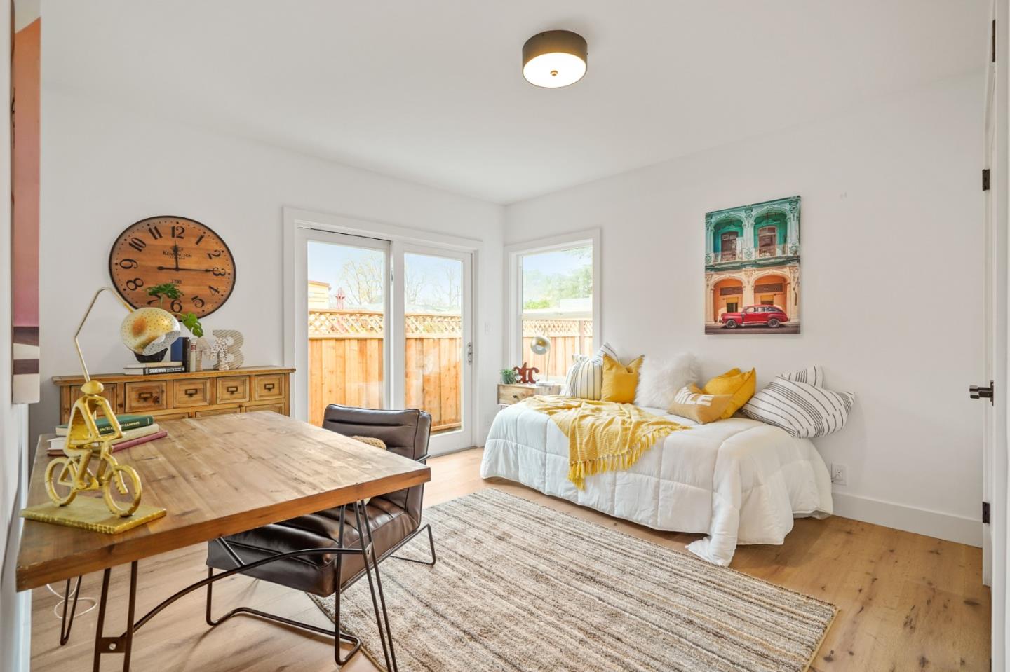 201 Channing Road Burlingame, CA 94010 - Photo 32 of 52 a bedroom with furniture and a window