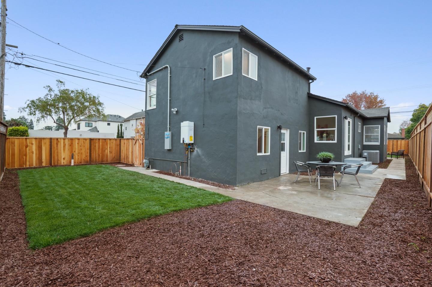 201 Channing Road Burlingame, CA 94010 - Photo 45 of 52 a view of a house with backyard and sitting area