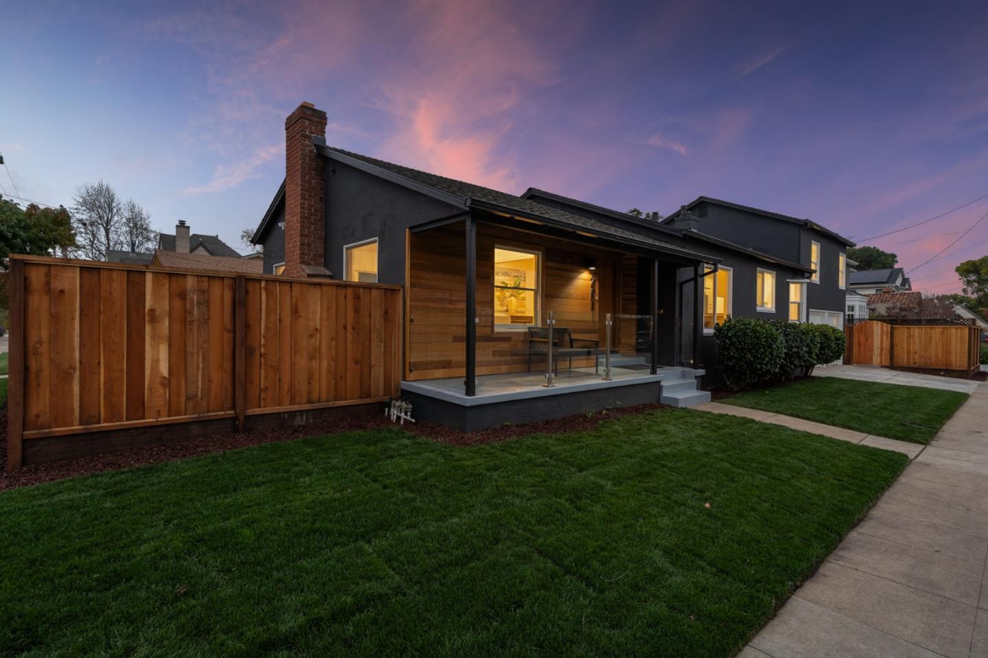 201 Channing Road Burlingame, CA 94010 - Photo 48 of 52 a front view of a house with garden