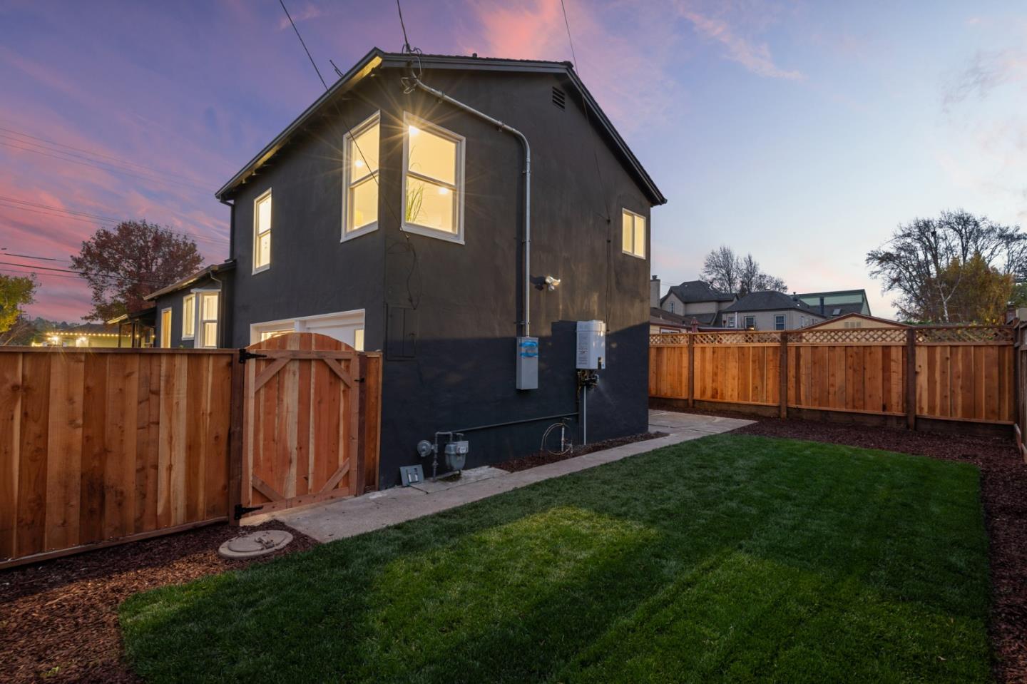 201 Channing Road Burlingame, CA 94010 - Photo 51 of 52 a front view of a house having yard