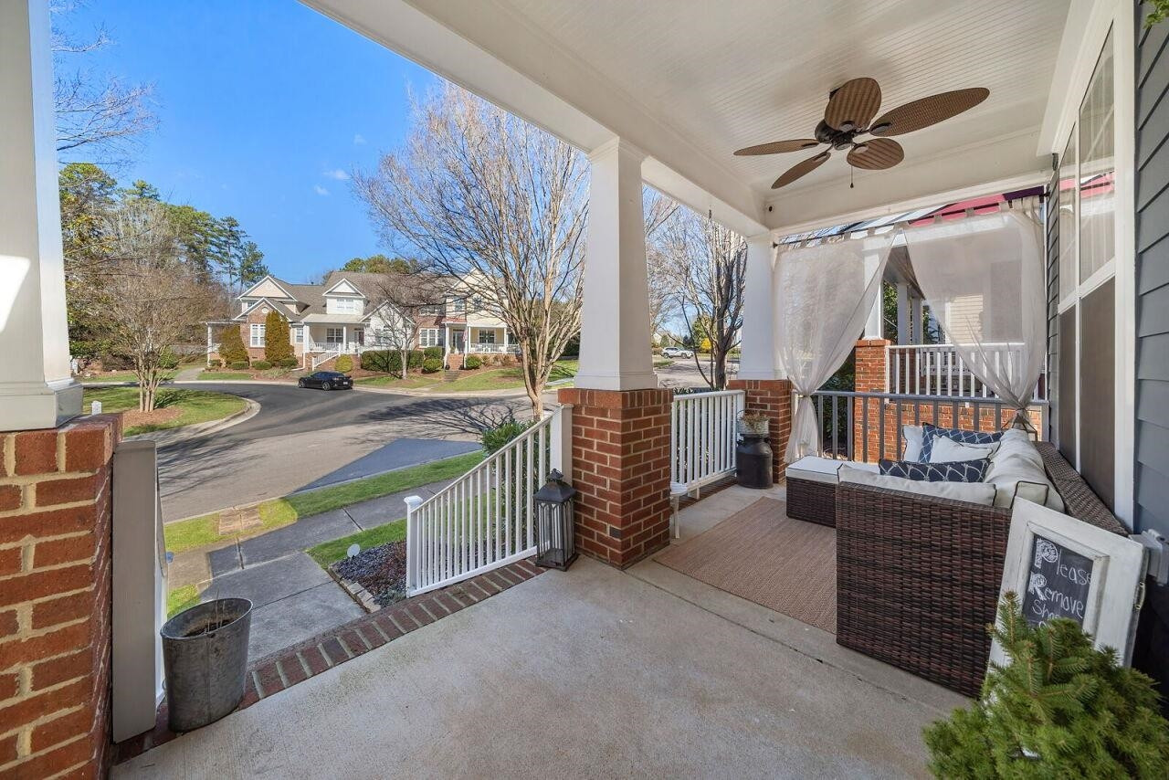 4417 All Points View Way Raleigh, NC 27614 - Photo 6 of 34 a view of a porch with furniture