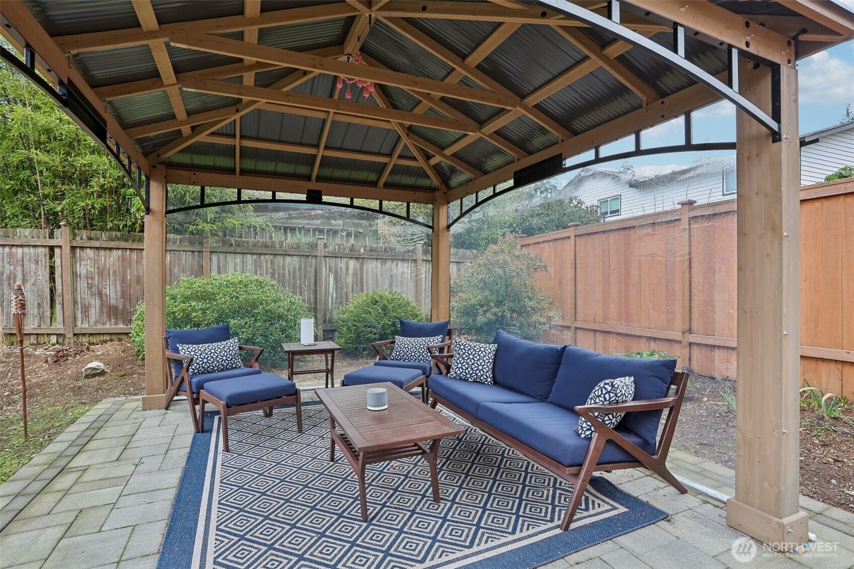 2611 178th Street Southeast Bothell, WA 98012 - Photo 24 of 27 a backyard of a house with outdoor seating