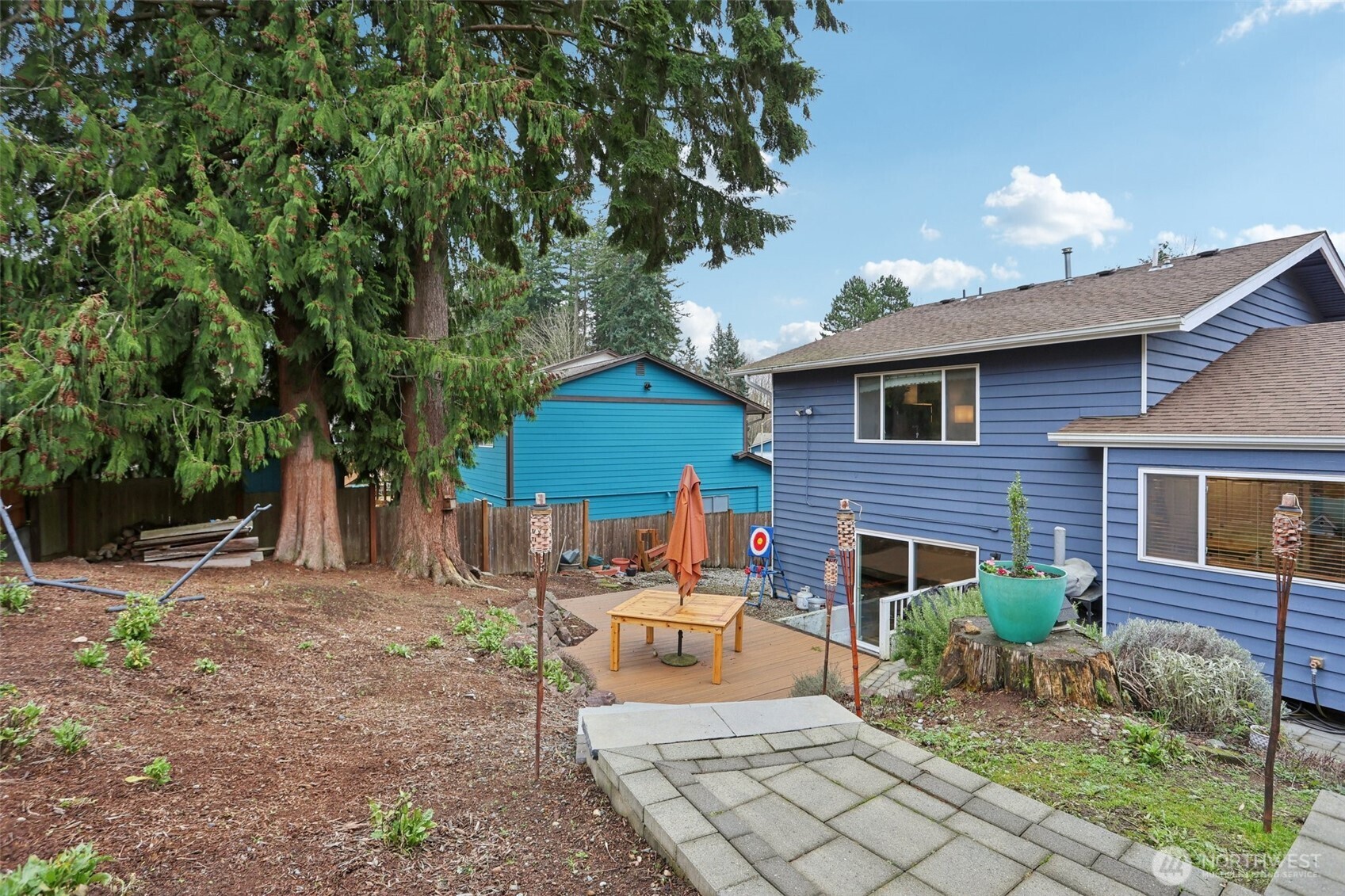2611 178th Street Southeast Bothell, WA 98012 - Photo 25 of 27 a view of a house with backyard and sitting area