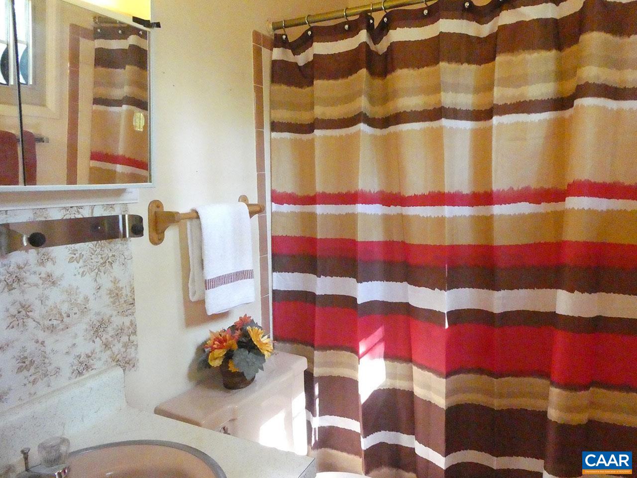 106 Elkhorn Road Charlottesville, VA 22903 - Photo 15 of 27 a bathroom with a sink and a curtain