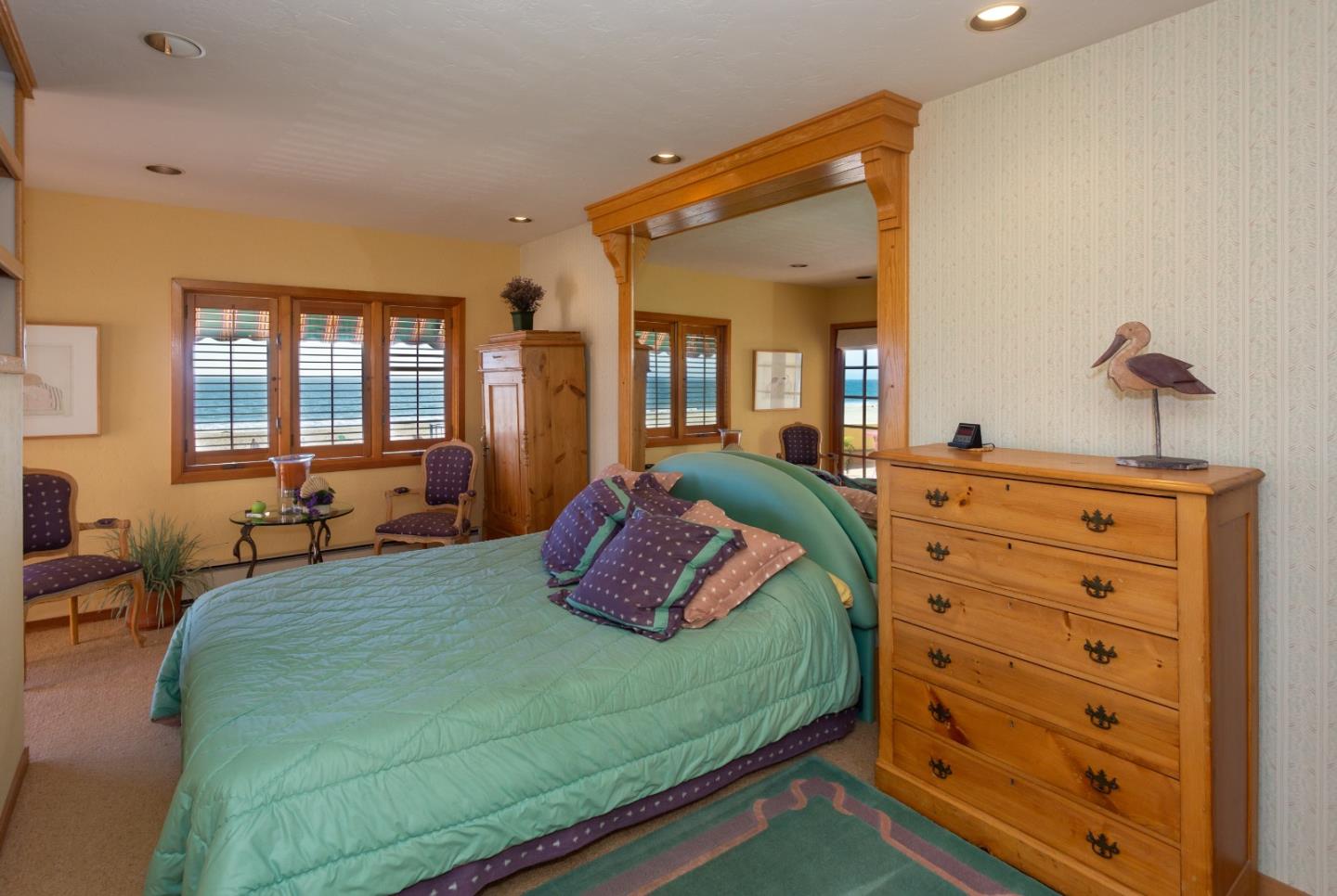 343 Beach Drive Aptos, CA 95003 - Photo 16 of 34 a bedroom with a bed window and dresser