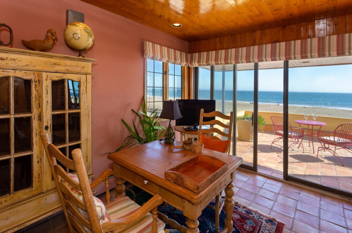 343 Beach Drive Aptos, CA 95003 - Photo 21 of 34 a view of a dining room with furniture window and outside view