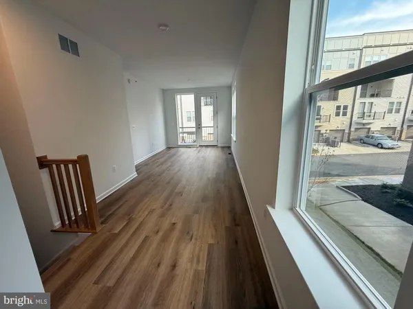 a view of wooden floor in a room