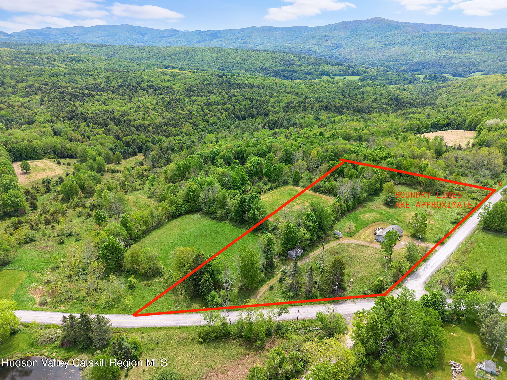 802 Bull Hill Road Gilboa, NY 12076 - Photo 43 of 43 drone with lines