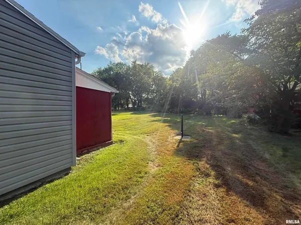 a backyard of a house