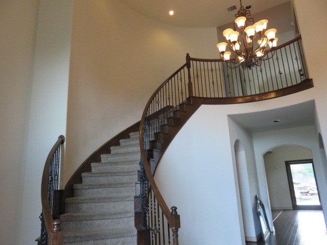2607 Alan Lake Lane Spring, TX 77388 - Photo 4 of 42 a view of entryway and hall with wooden floor