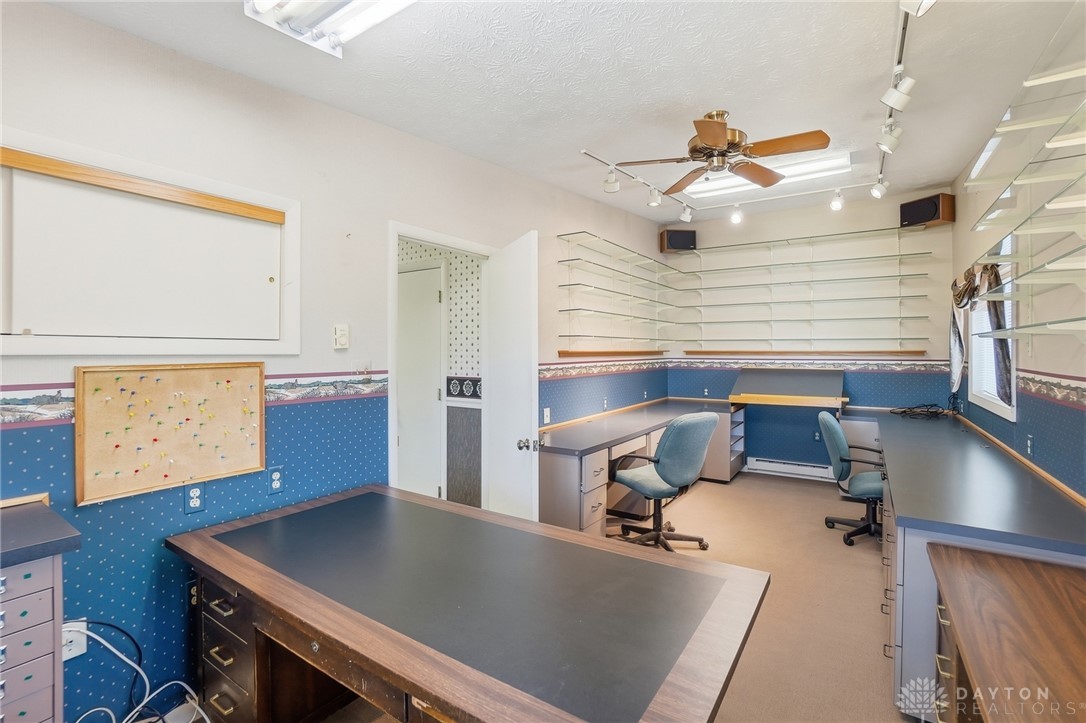 5669 O Neall Road Waynesville, OH 45068 - Photo 63 of 72 This spacious office space offers ample workspace, abundant natural light, and customizable storage solutions.