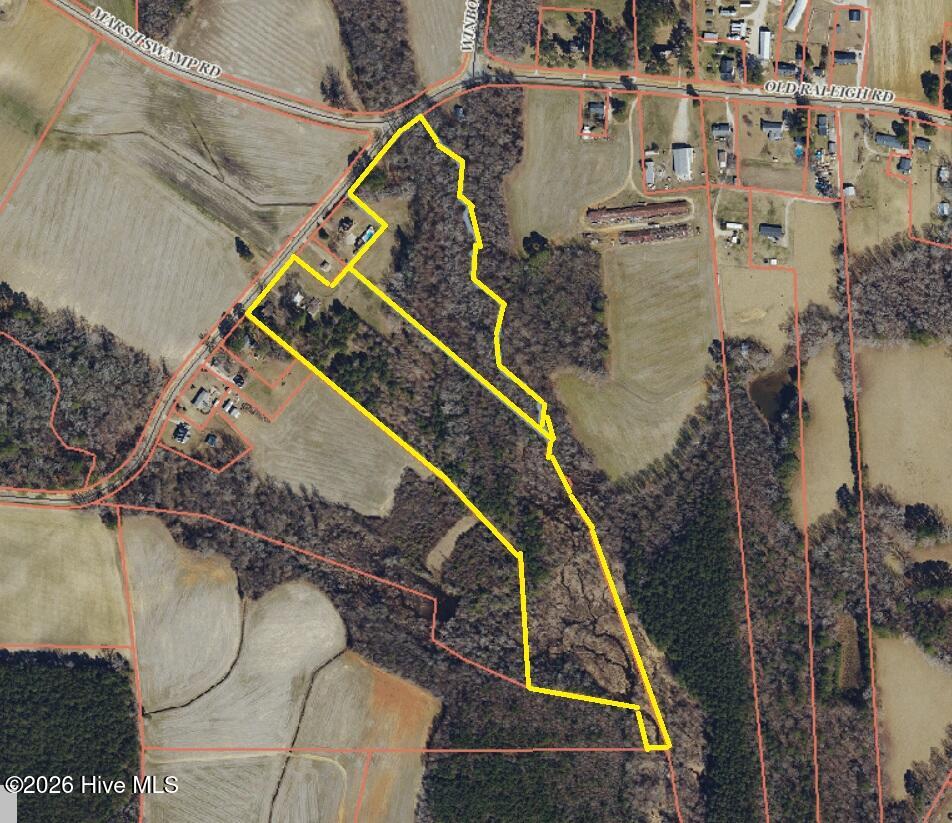 7031 Old Raleigh Road Sims, NC 27880 - Photo 1 of 1 Aerial View