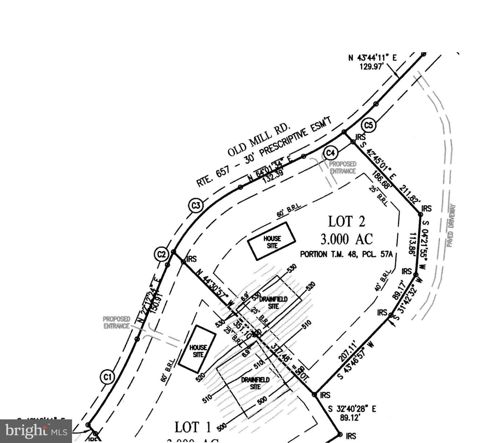 20545 Old Mill Road Culpeper, VA 22701 - Photo 9 of 9 Proposed house / well / drainfield locations