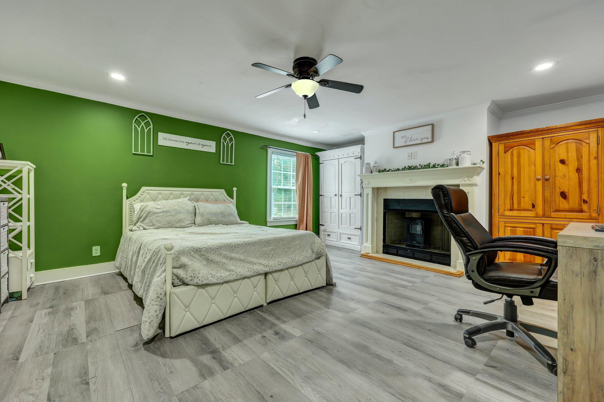 242 Weathers Farm Road Bowman, SC 29018 - Photo 10 of 44 Spacious Primary Suite with Fireplace