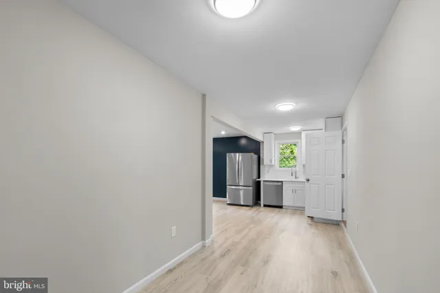 a view of a storage & utility room