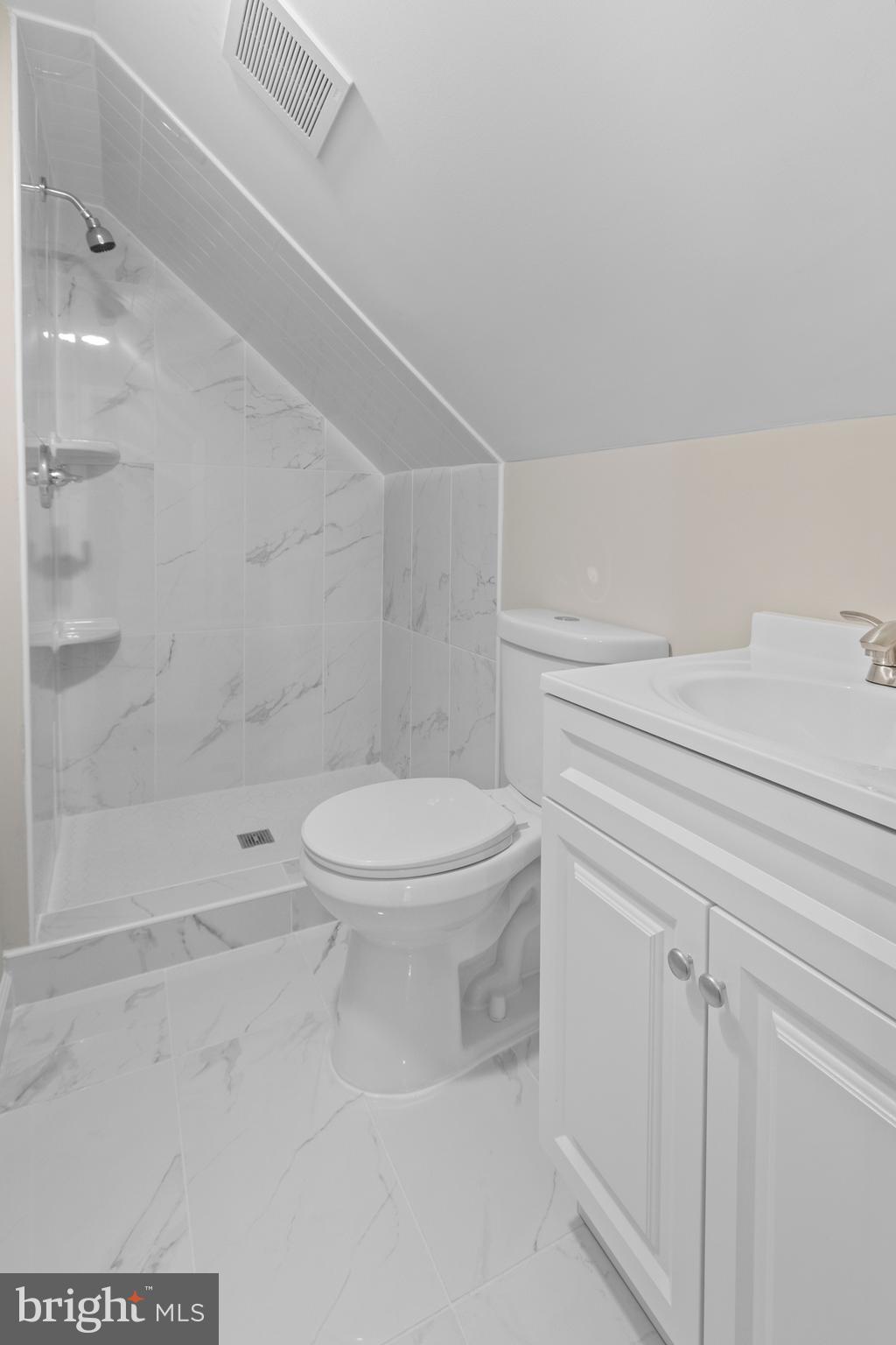 5021 A Street Southeast Washington, DC 20019 - Photo 29 of 43 a bathroom with a toilet and a shower