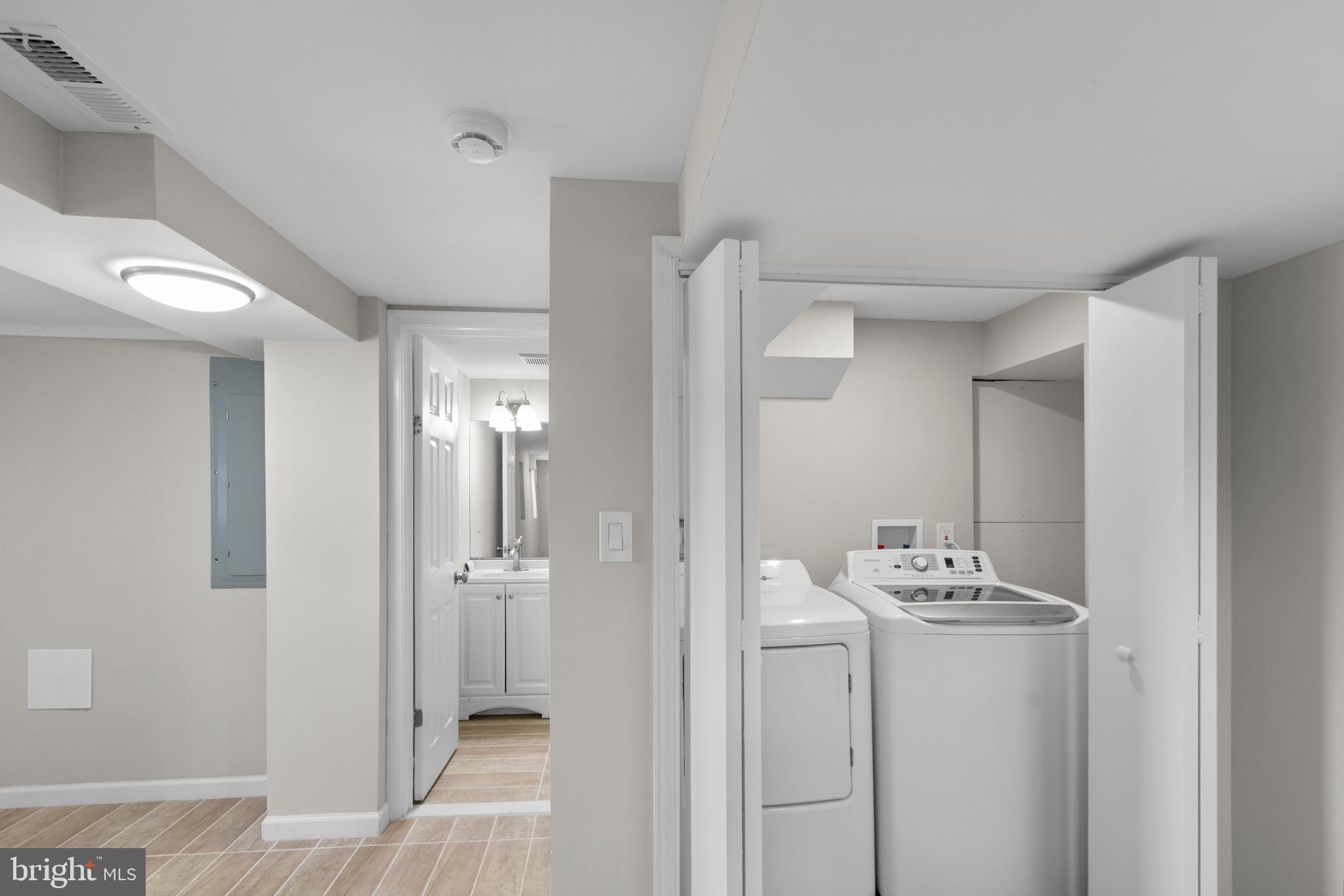 5021 A Street Southeast Washington, DC 20019 - Photo 40 of 43 a view of a bathroom with tub