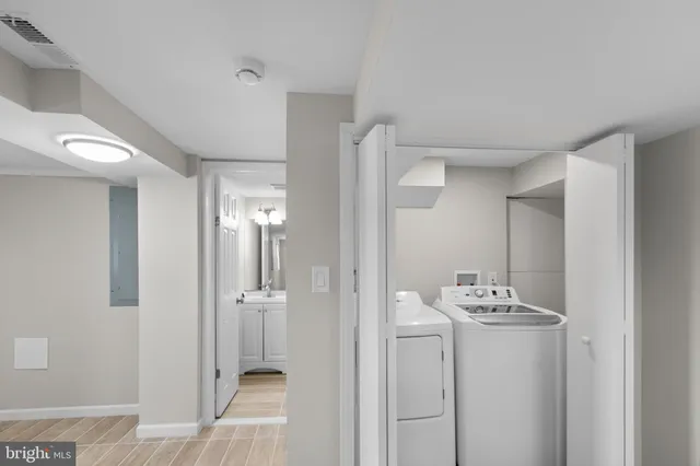 a view of a bathroom with a sink