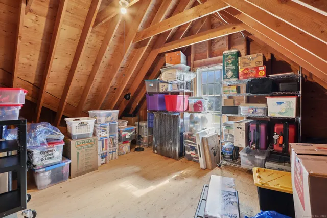 a view of storage and utility room