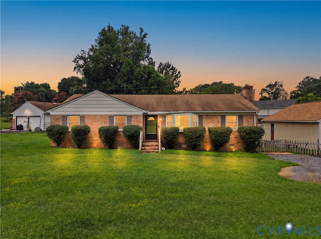 3500 Respess Road Midlothian, VA 23112 - Photo 47 of 48 Brick single-story residence featuring a bay windo