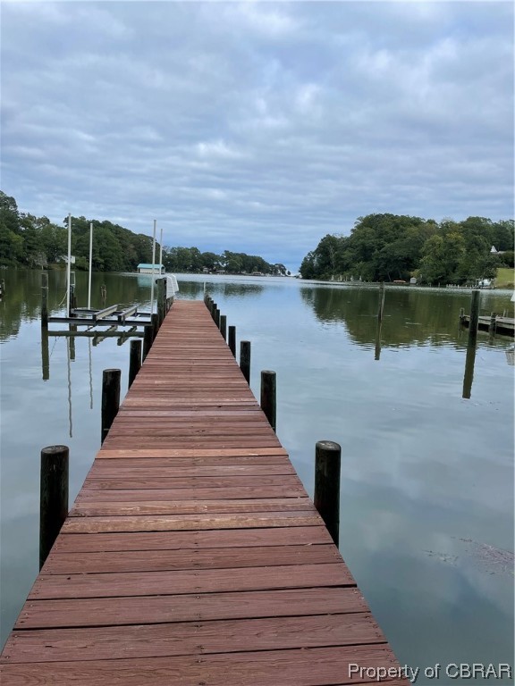 215 Baker Road Topping, VA 23169 - Photo 9 of 34 Pier and boatlift