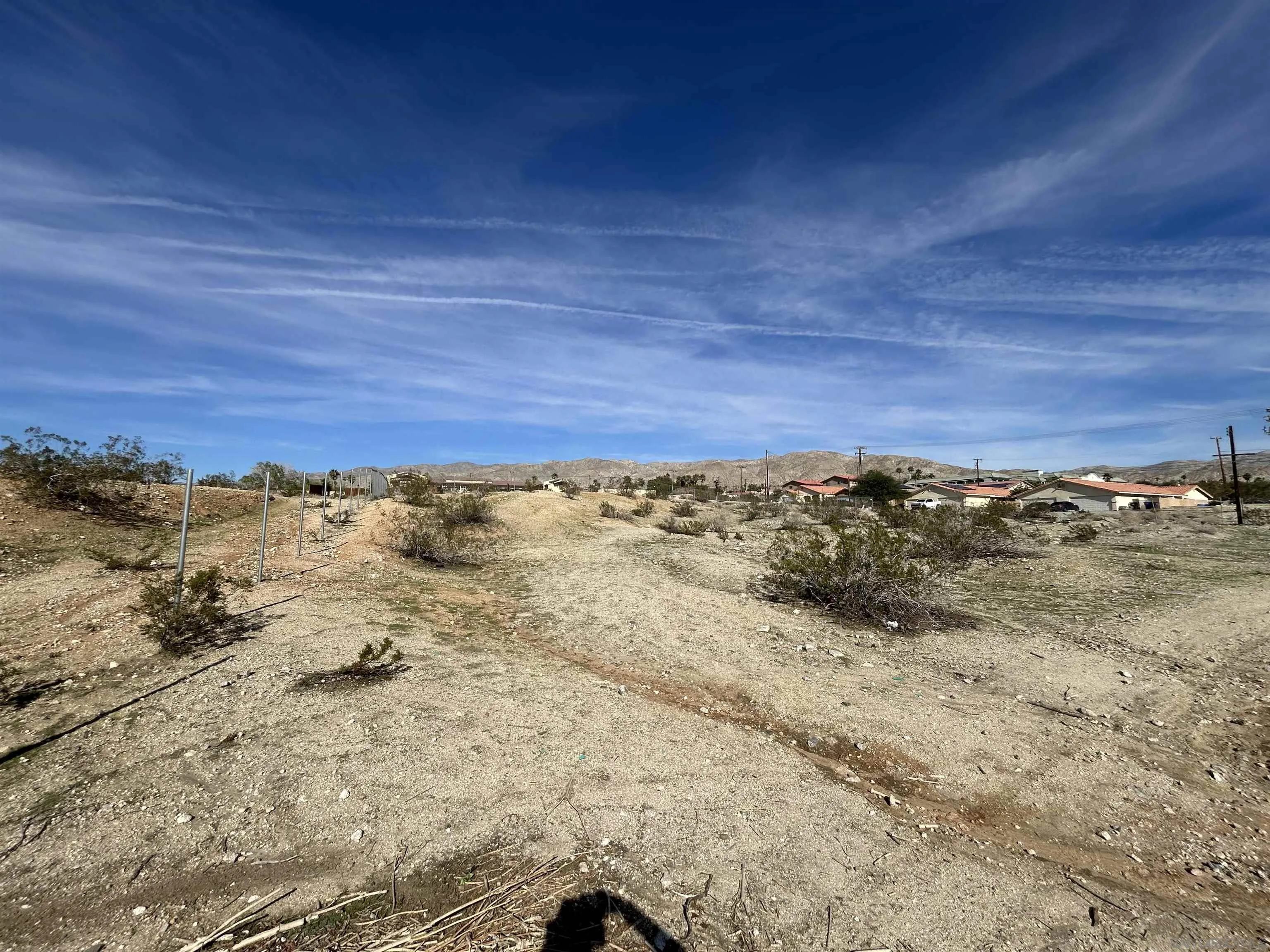 0 Maui Way, Unit 1 Desert Hot Springs, CA 92240 - Photo 14 of 22 a view of an outdoor space and a mountain view in back