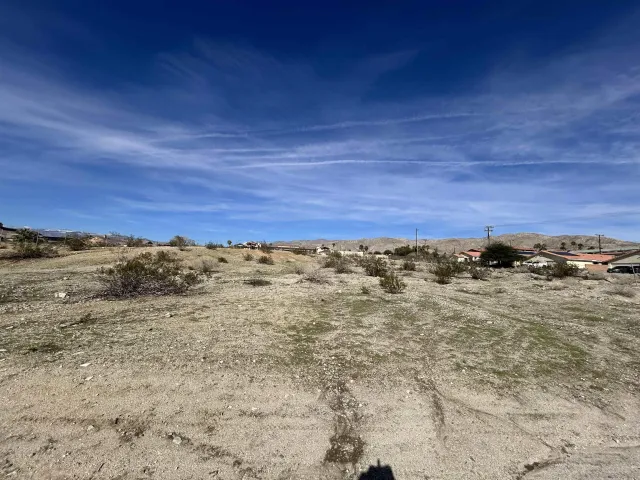 a view of a large mountain