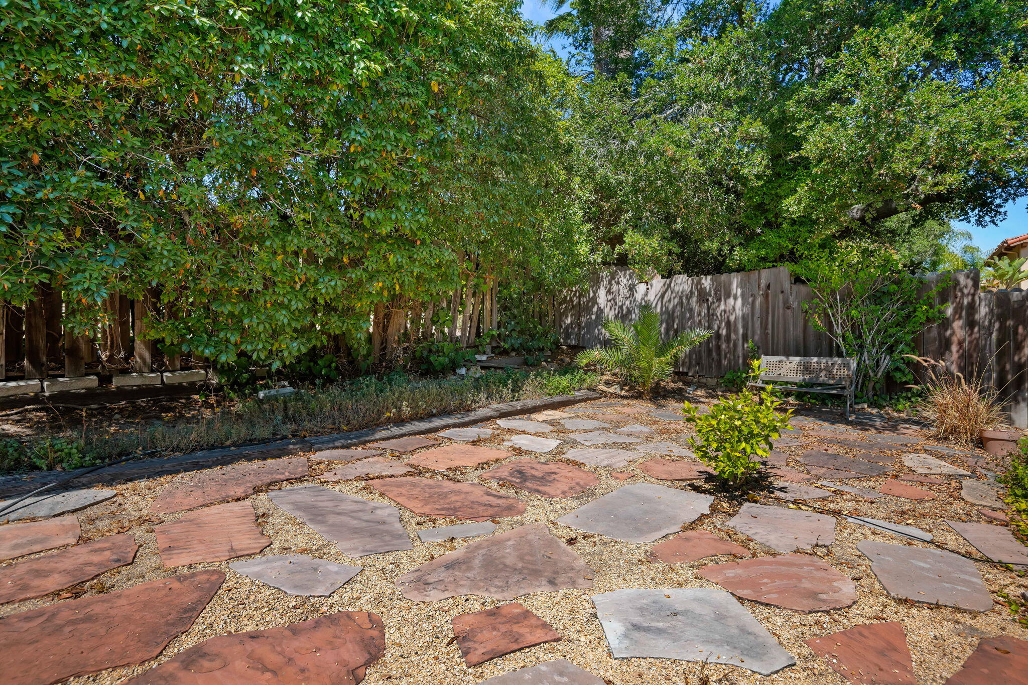 1712 Lasuen Road Santa Barbara, CA 93103 - Photo 27 of 36 a view of a backyard