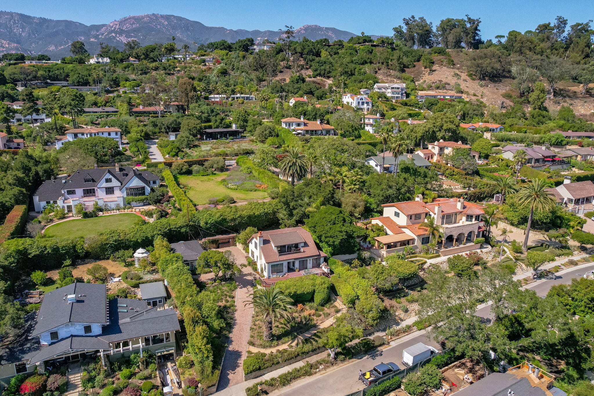 1712 Lasuen Road Santa Barbara, CA 93103 - Photo 32 of 36 an aerial view of multiple house