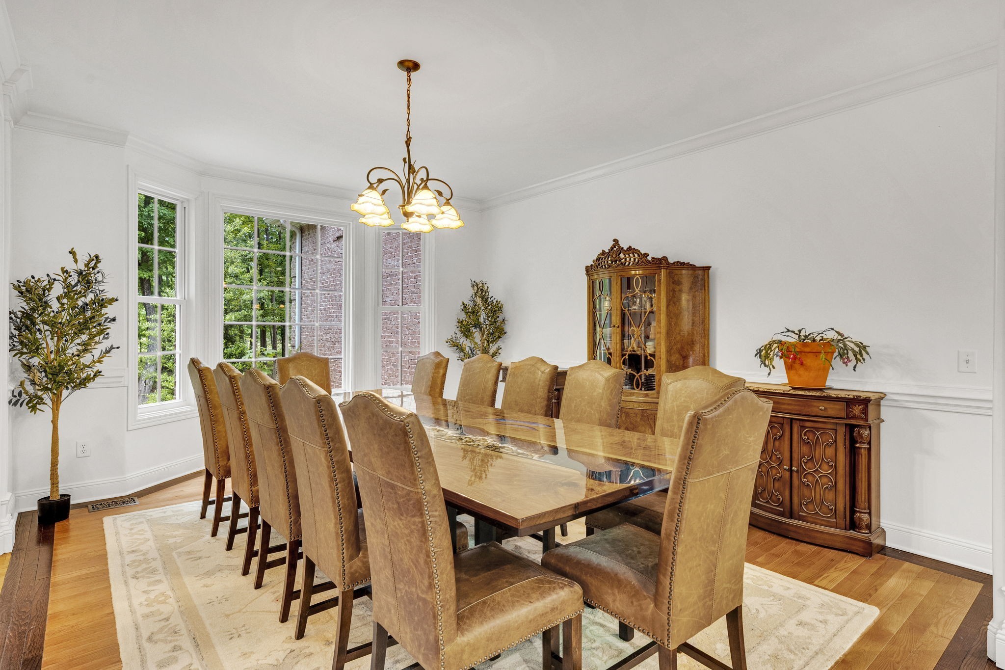 6948 Whispering Oaks Drive Springfield, TN 37172 - Photo 8 of 16 a view of a dining room with furniture window and outside view