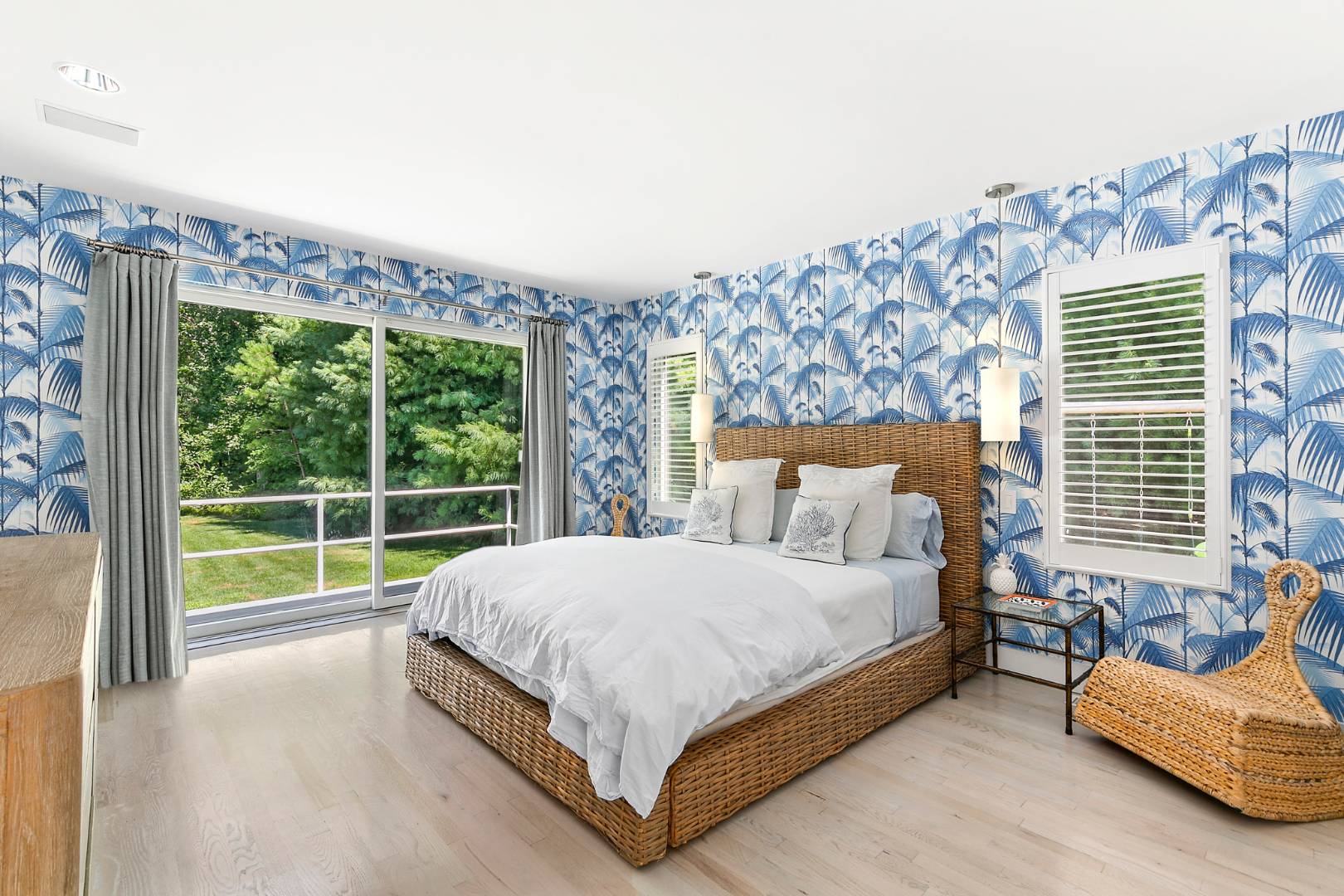 165 2 Holes Water Road East Hampton, NY 11937 - Photo 7 of 19 a bedroom with a bed and a couch