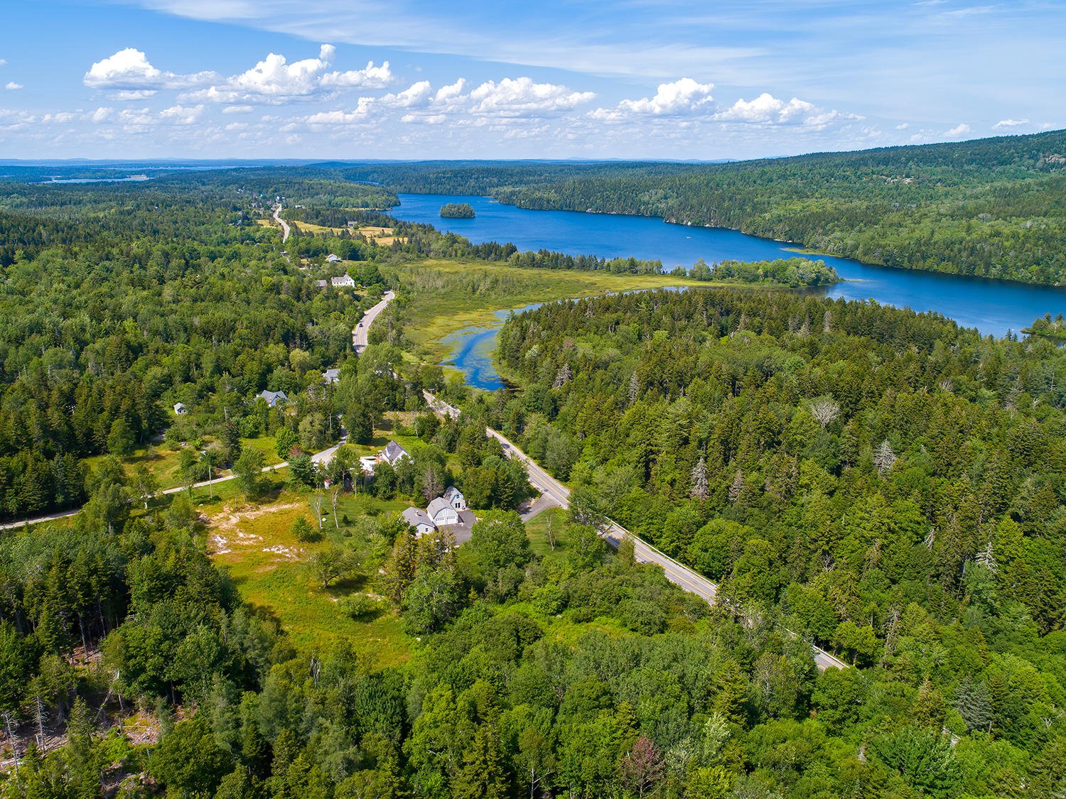 1184 Tremont Road Seal Cove, ME 04674 - Photo 37 of 37 1184Aerialwithpond