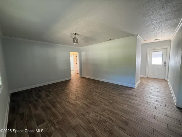 wooden floor in an empty room
