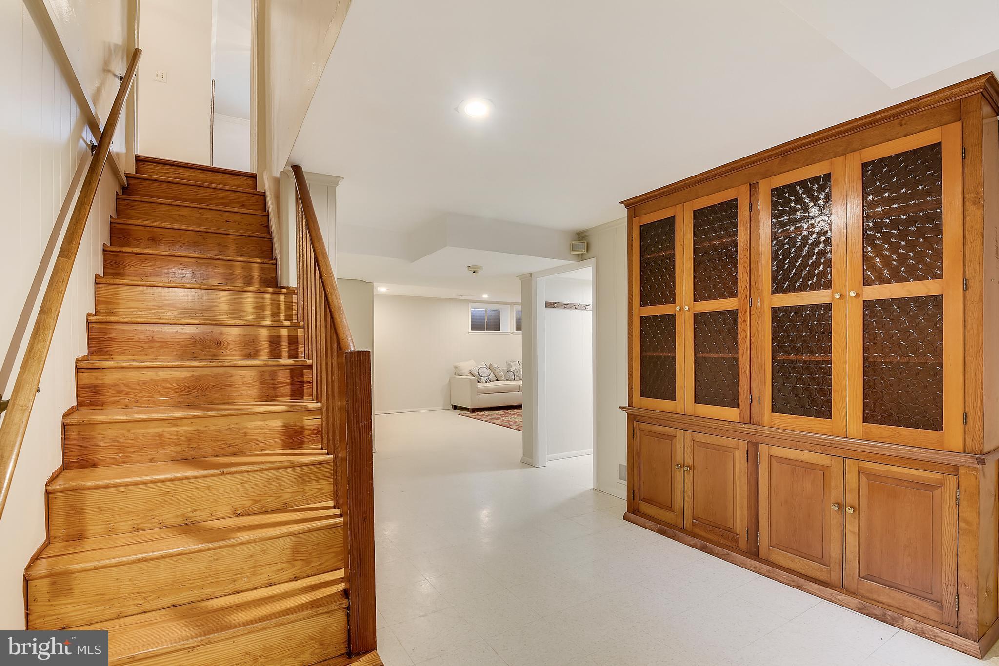 5021 Baltan Road Bethesda, MD 20816 - Photo 18 of 28 Lower Level Staircase