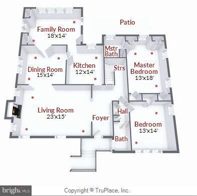 5021 Baltan Road Bethesda, MD 20816 - Photo 26 of 28 Main Level Floorplan