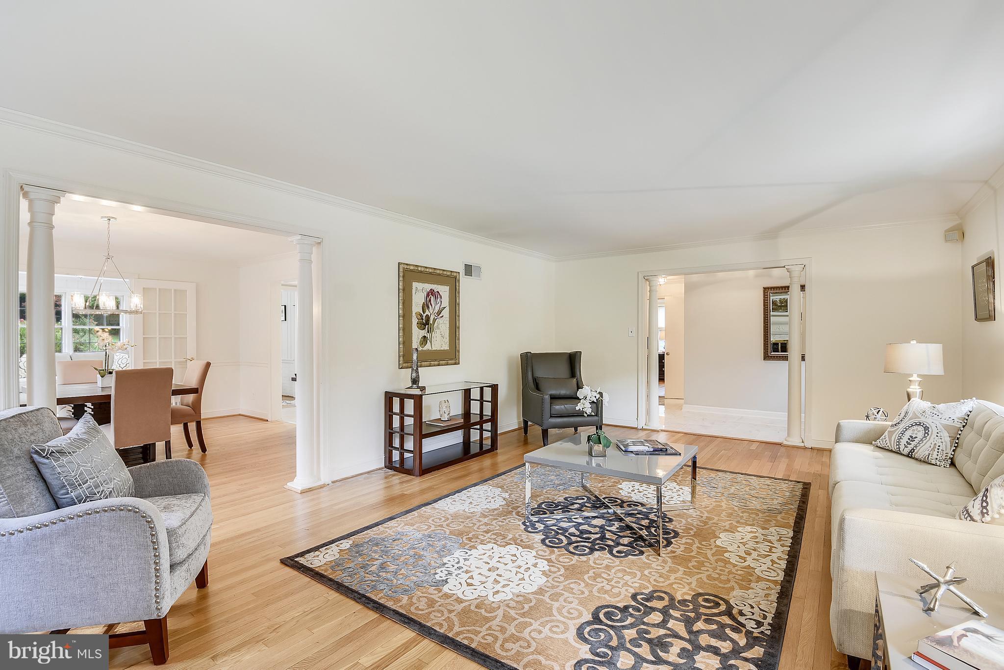 5021 Baltan Road Bethesda, MD 20816 - Photo 4 of 28 Main Level Living Room