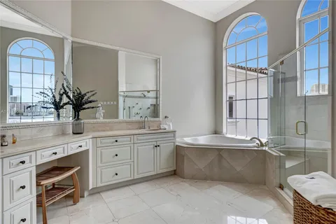 a view of balcony with a small pool