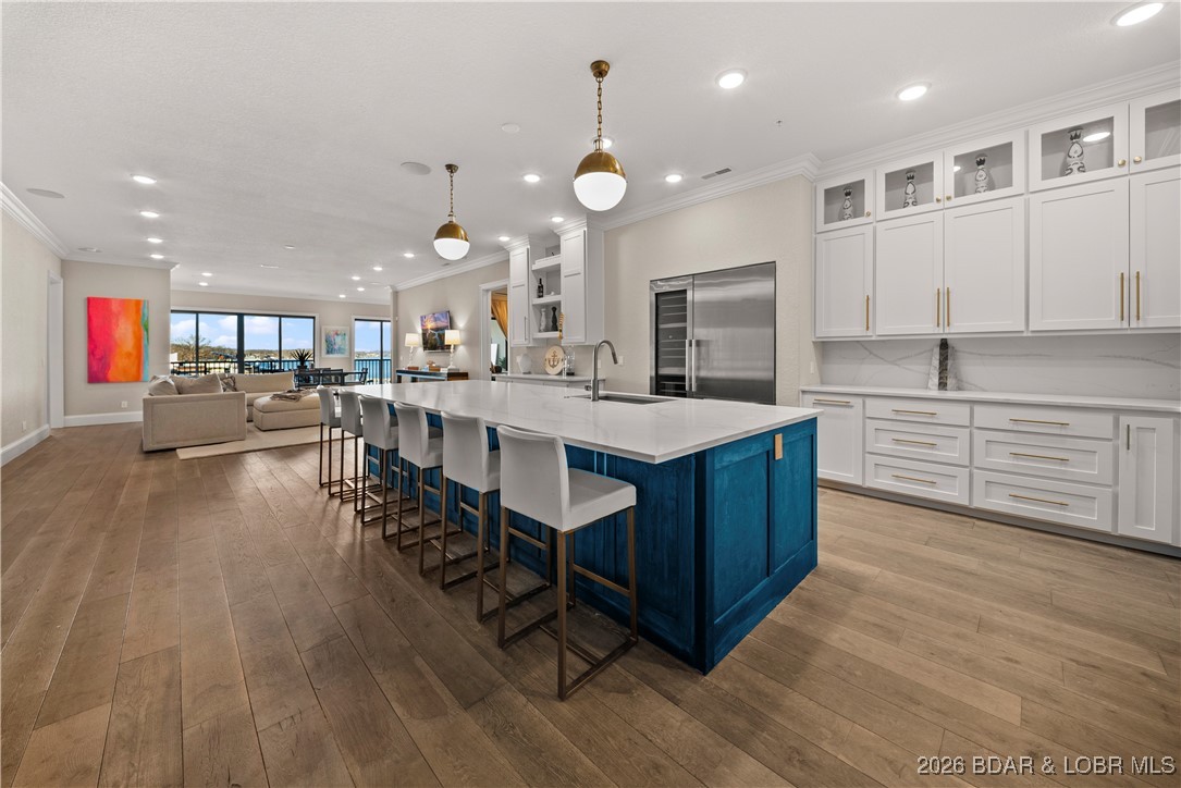 Open Concept Kitchen + Living Area