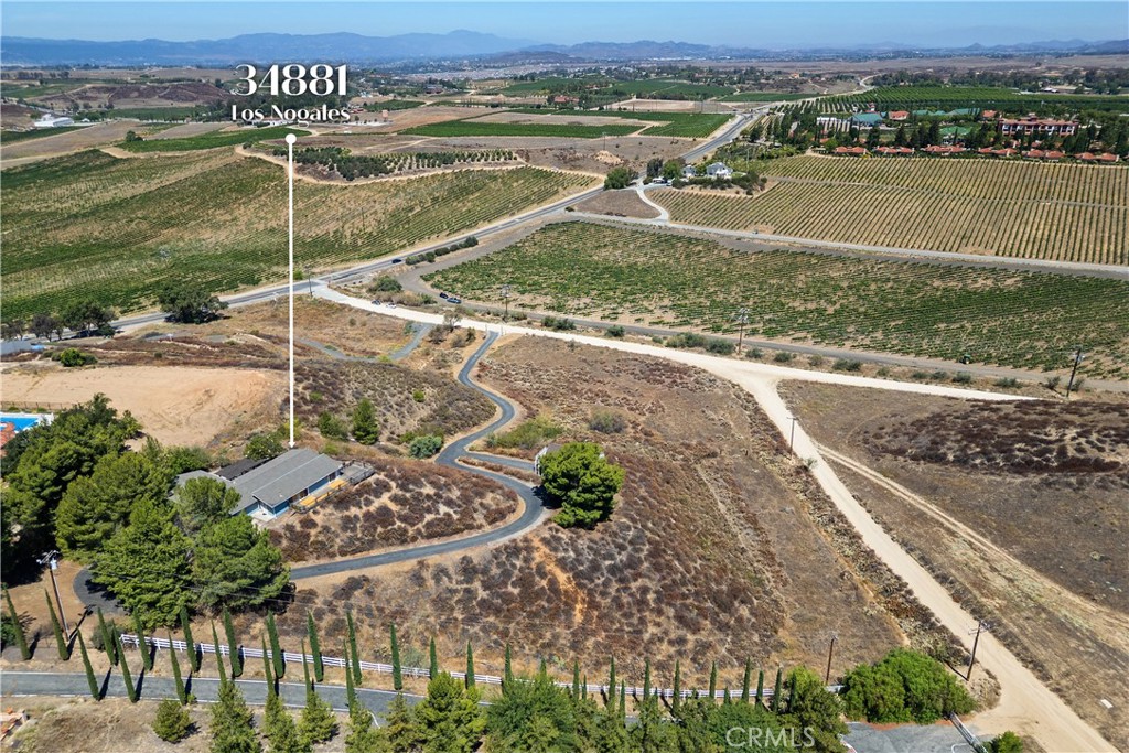 34881 Los Nogales Road Temecula, CA 92592 - Photo 4 of 50 View looking north to South coast Winery & Anza Rd.