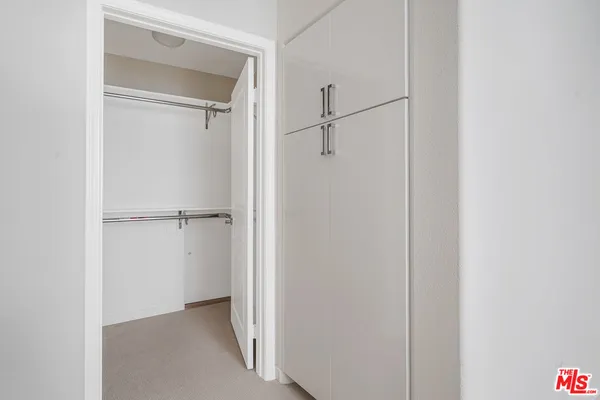 a view of closet area